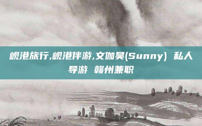 章丘岘港旅行,岘港伴游,文伽昊(Sunny) 私人导游 赣州兼职